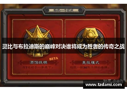 灵比与布拉迪斯的巅峰对决谁将成为胜者的传奇之战